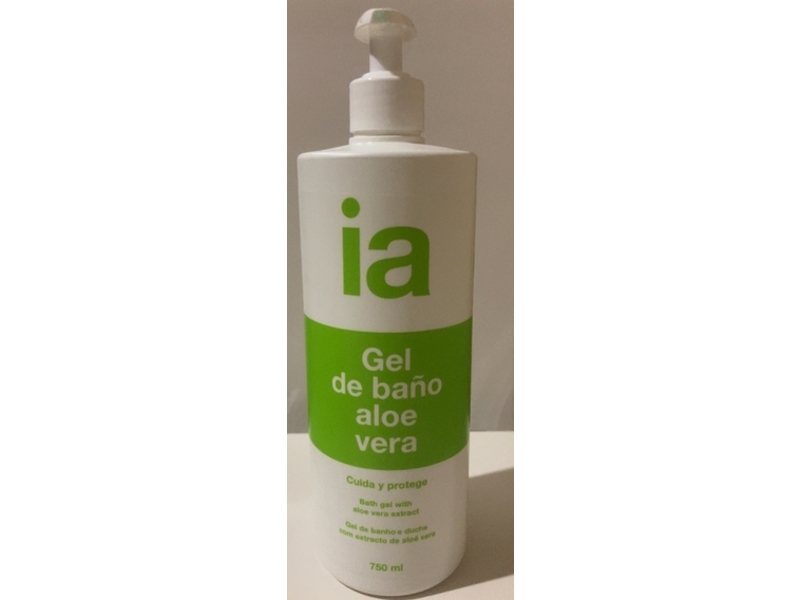 Interapothek Bath Gel, Aloe Vera, 750 mL