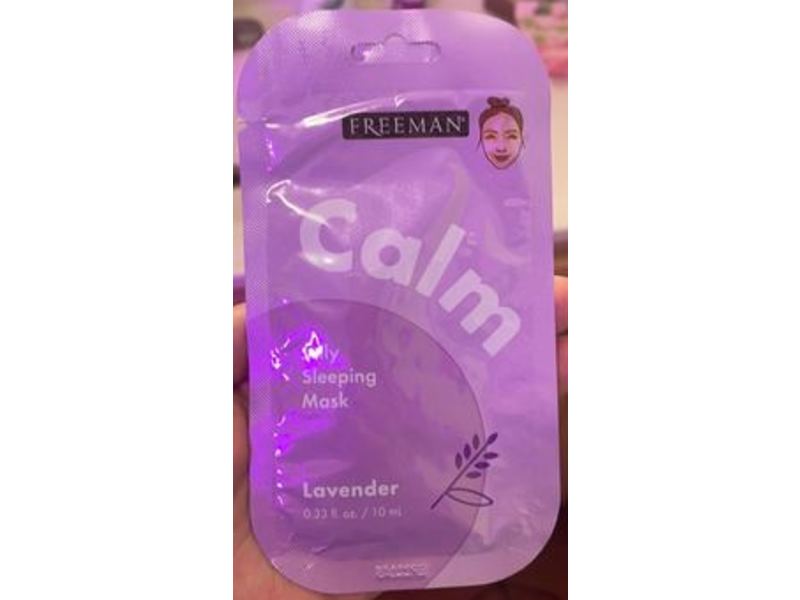 Freeman Calm Jelly Sleeping Mask, Lavender, 0.33 fl oz/10 mL