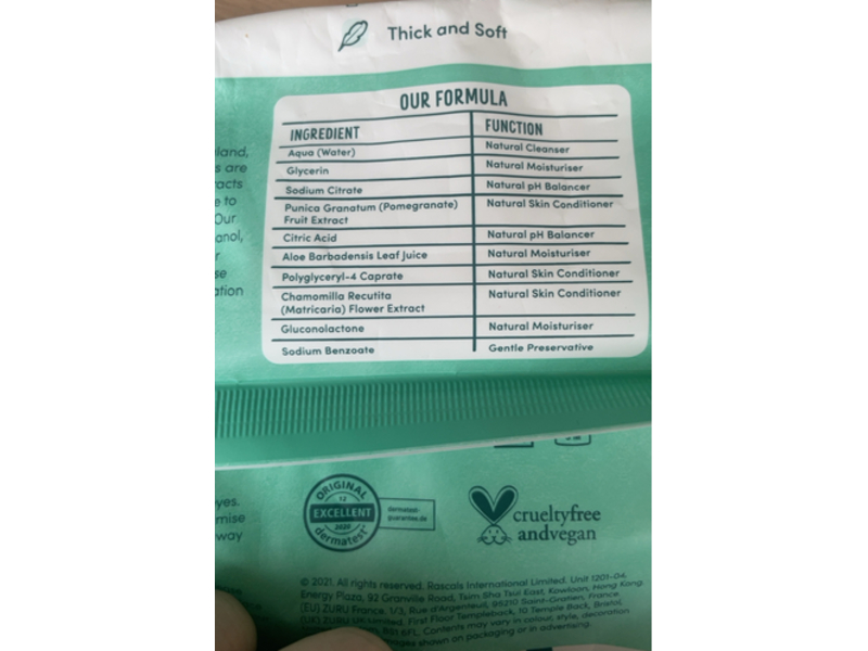 Rascal + Friends Biodegradable Baby Wipes, 52 Count