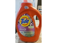 Tide Ultra Febreze Liquid Laundry Detergent, Spring and Renewal, 92 fl oz/2.72 L, 65 Loads - thumbnail 2
