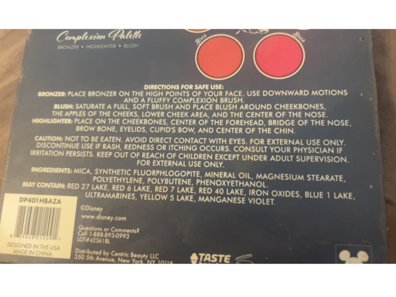 Disney Princess Cinderella Complexion Palette, 0.74 oz/21 g