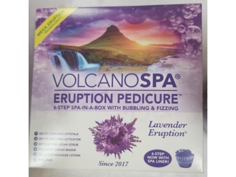 Volcano Spa Pedicure Kit, Lavender Eruption