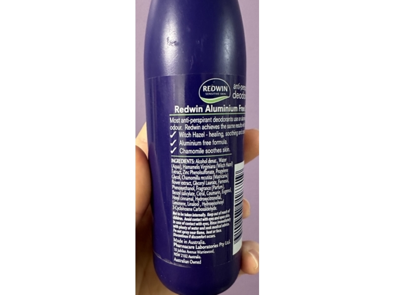 Redwin Anti-Perspirant Deodorant with Chamomile, 150 mL