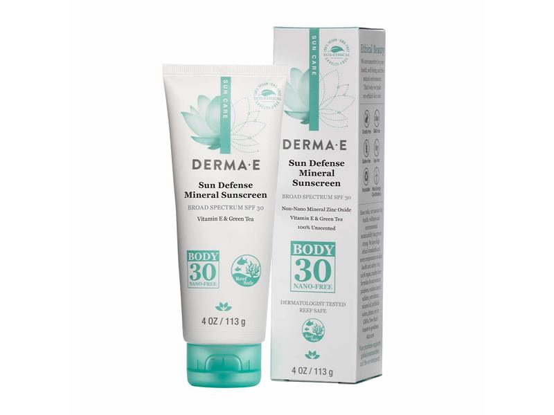 Derma E Sun Defense Mineral Sunscreen, SPF 30, 4 oz/113 g