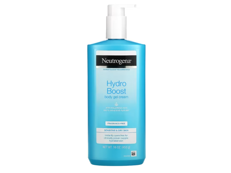 Neutrogena Hydro Boost Body Gel Cream, Sensitive & Dry Skin, 16 fl oz/453 g