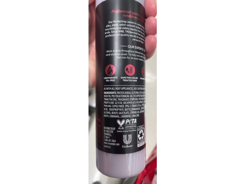 TRESemme Keratin Smooth Weightless Leave-In Lotion, 5.7 oz/168 mL