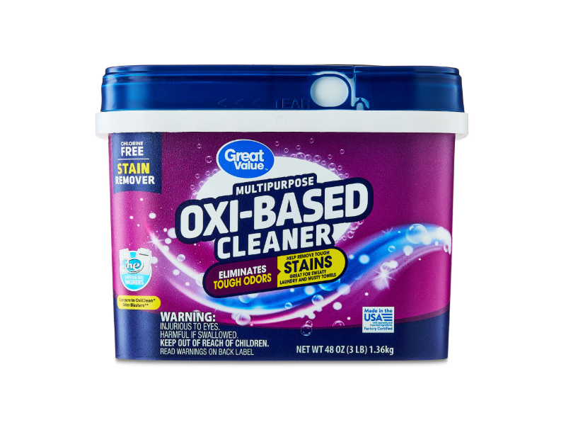 Great Value Multipurpose OXI-Based Cleaner, 48 oz/1.36 kg
