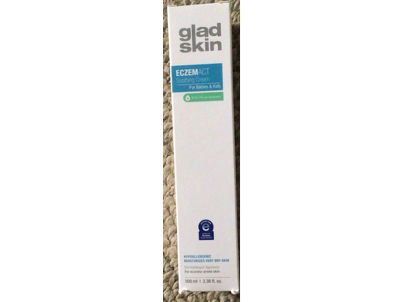 Gladskin Eczemact Soothing Cream for Babies & Kids, 3.38 fl oz/100 mL