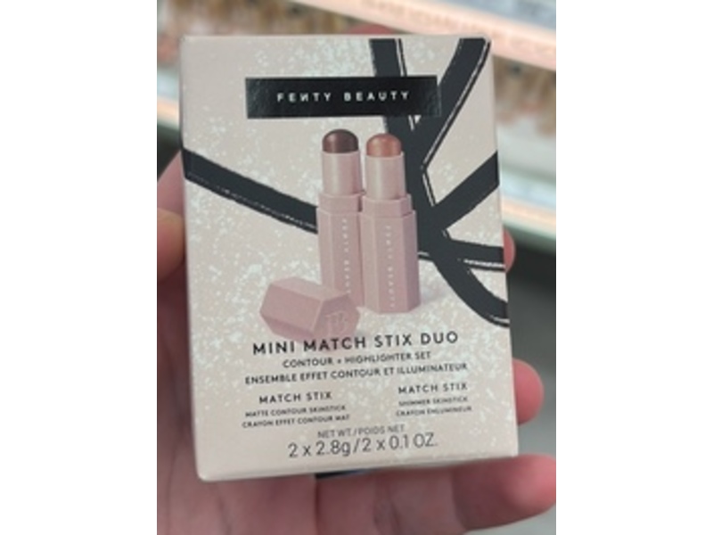 Fenty Beauty Mini Match Stix Duo Contour + Highlighter Set, Light, 0.1 oz/2.8 g
