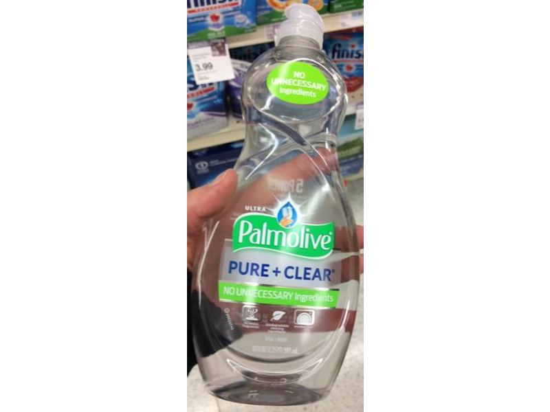 Palmolive Ultra Pure + Clear Dish Liquid, 20 fl oz/591 mL