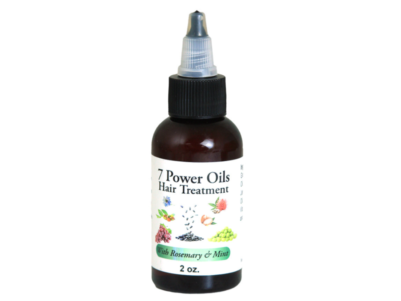 Africa Imports 7 Power Oils Hair Treatment, Rosemary & Mint, 2 oz
