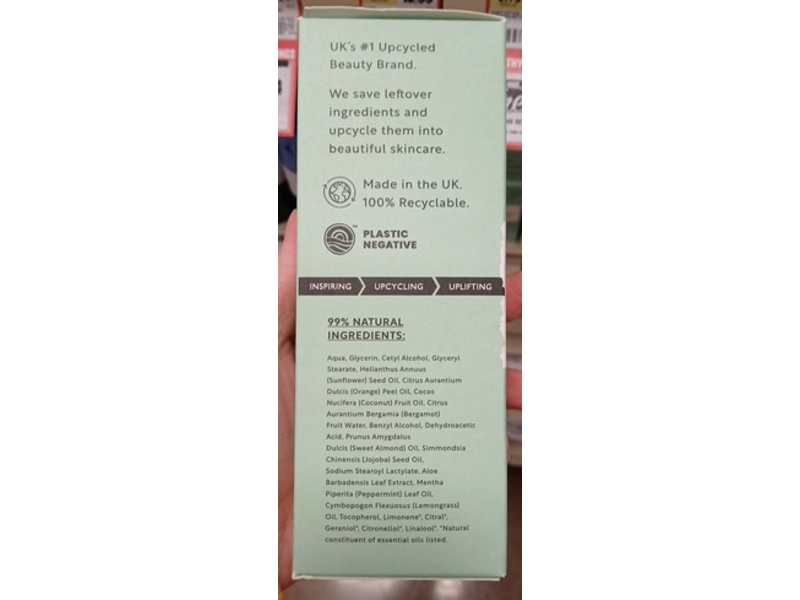 Upcircle Hand + Body Lotion, Bergamot + Vitamin E, 8.4 fl oz/250 mL