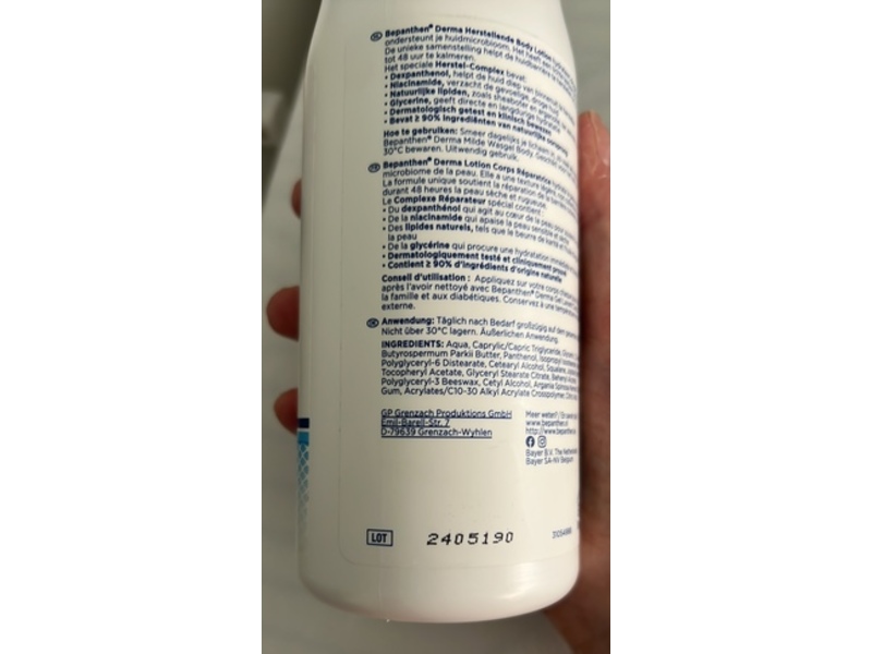 Bepanthen Derma Body Lotion, 400 mL