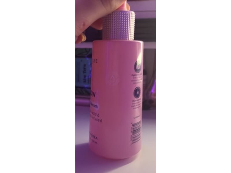 Spa Life Glow Facial Serum, Hyaluronic Acid & Niacinamide Infused, 3.4 fl oz/100 mL