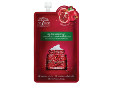 Deleaf Pomegranate Ageless Glow Moisturizing Gel, 6 g
