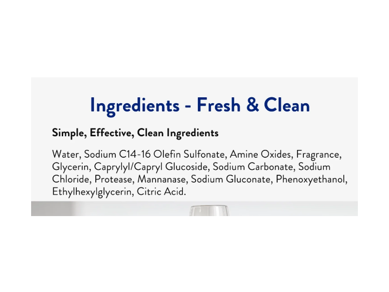Clean People. Liquid Laundry Detergent, Fresh & Clean, 100 Loads, 50 fl oz/1.48 L