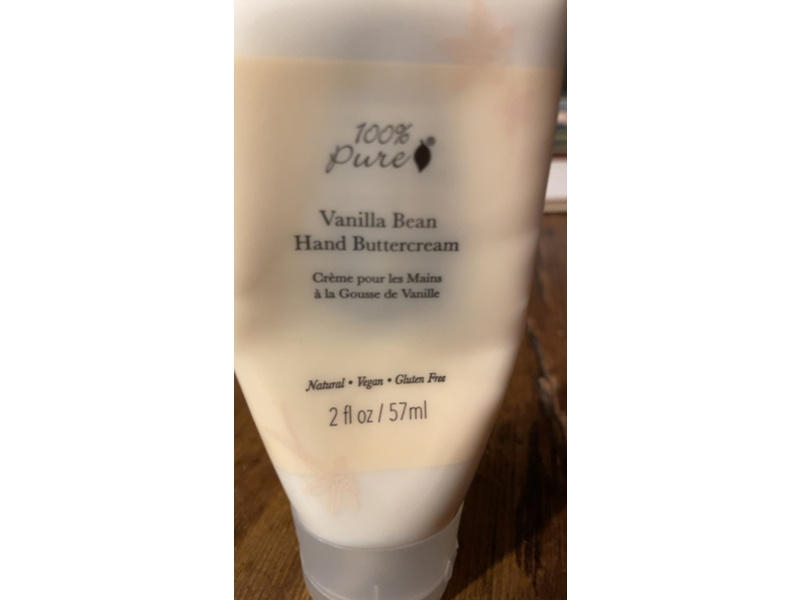 100% Pure Vanilla Bean Hand Buttercream, 2 fl oz/57 mL