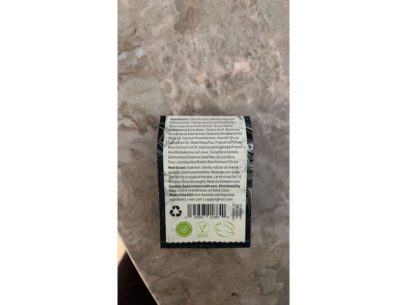 Viori Hidden Waterfall Conditioner Bar, Musk Scent, 80 g/2.8 oz