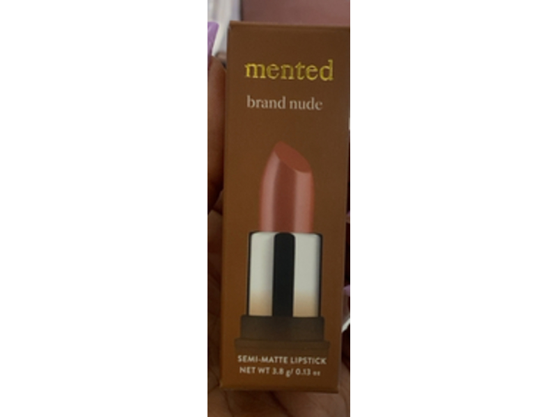 Mented Semi-Matte Lipstick, Brand Nude, 0.13 oz/3.8 g