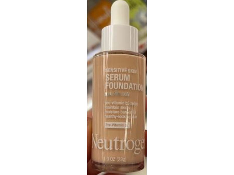 Neutrogena Sensitive Skin Serum Foundation, Light 02, 1 oz/28 g