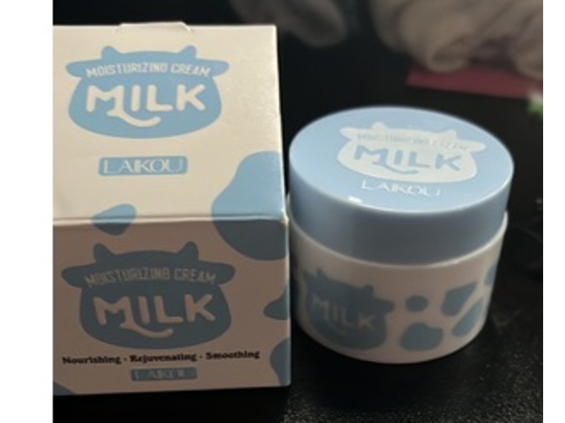 Laikou Moisturizing Cream, Milk, 0.88 oz/25 g