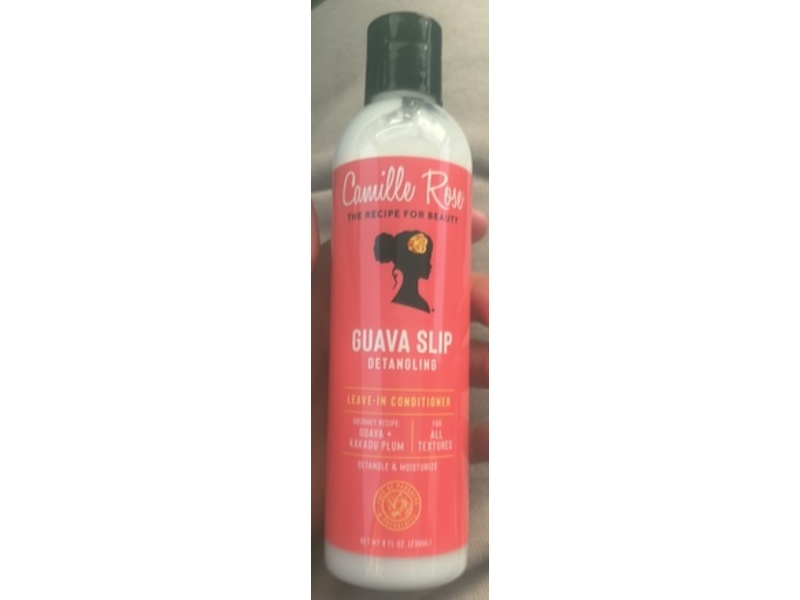 Camille Rose Detangling Leave In Conditioner, Guava Slip, 8 fl oz/236 mL