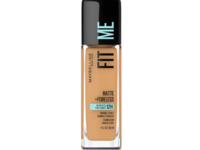 Maybelline New York Fit Me Matte + Poreless Foundation, 332 Golden Caramel, 1 fl oz/30 mL - thumbnail 1