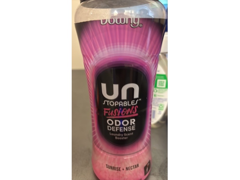 Downy Unstopables Fusions Odor Defense Laundry Scent Booster, Sunrise + Nectar Scent, 21.1 oz/598 g