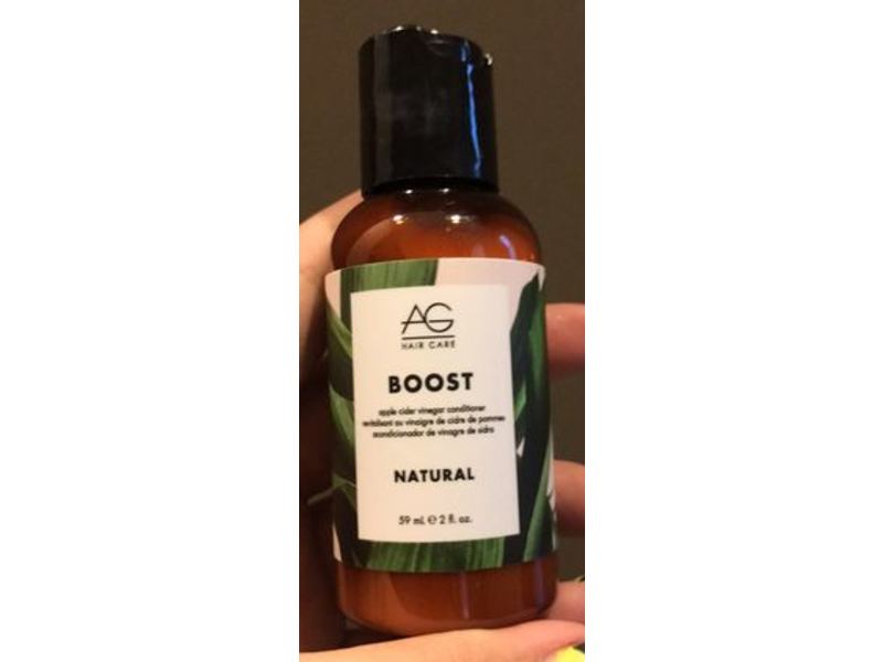 AG Hair Boost Conditioner, Apple Cider Vinegar, Natural, 2 fl oz/59 mL