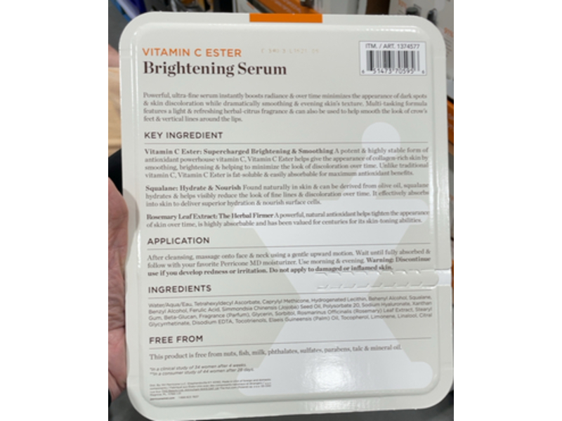 Perricone MD Vitamin C Ester Brightening Serum, 1 fl oz/30 mL