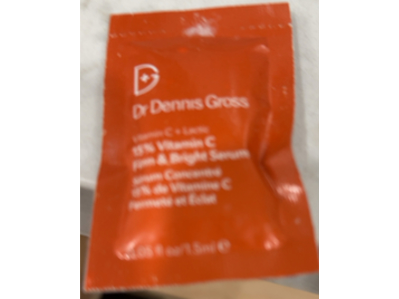 Dr. Dennis Gross Firm & Bright Serum, Vitamin C Lactic, 0.05 fl oz/1.5 mL