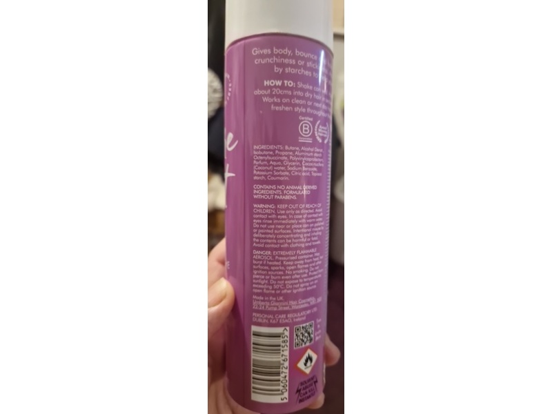 Umberto Giannini Volumizing Dry Texture Mist, Texture Boost, 6.7 fl oz/200 mL