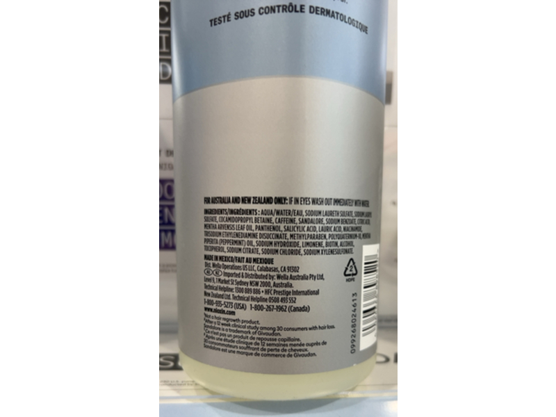 Nioxin Ultimate Power Hair Fall Defense Shampoo, 33.8 fl oz/1000 mL