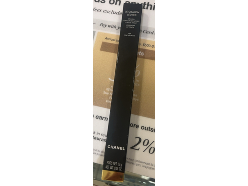 Chanel Longwear Lip Pencil, 154 Peachy Nude, 0.04 oz/1.2 g