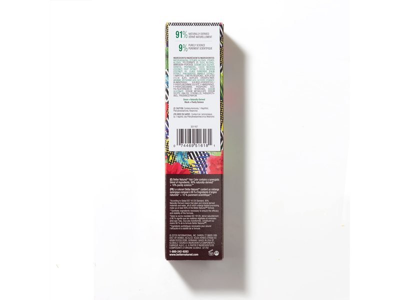 Zotos Professional Better Natured Permanent Liqui-Creme Color, 8G Golden Blonde, 2 fl oz/60 mL