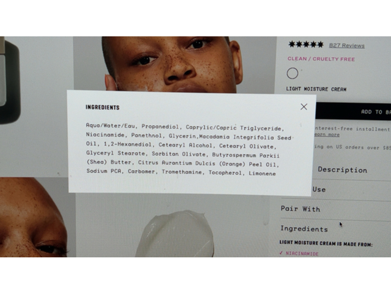 Jones Road Light Moisture Cream, 1.05 oz/45 g