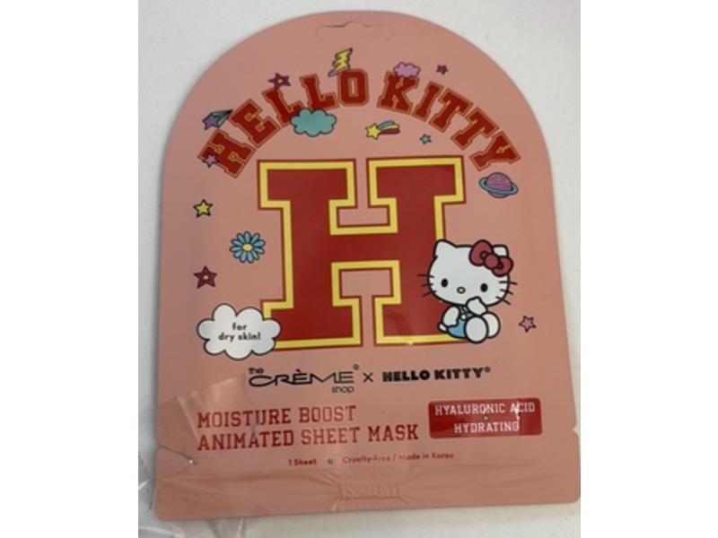 The Creme Shop x Hello Kitty Moisture Boost Animated Sheet Mask, 1 Count