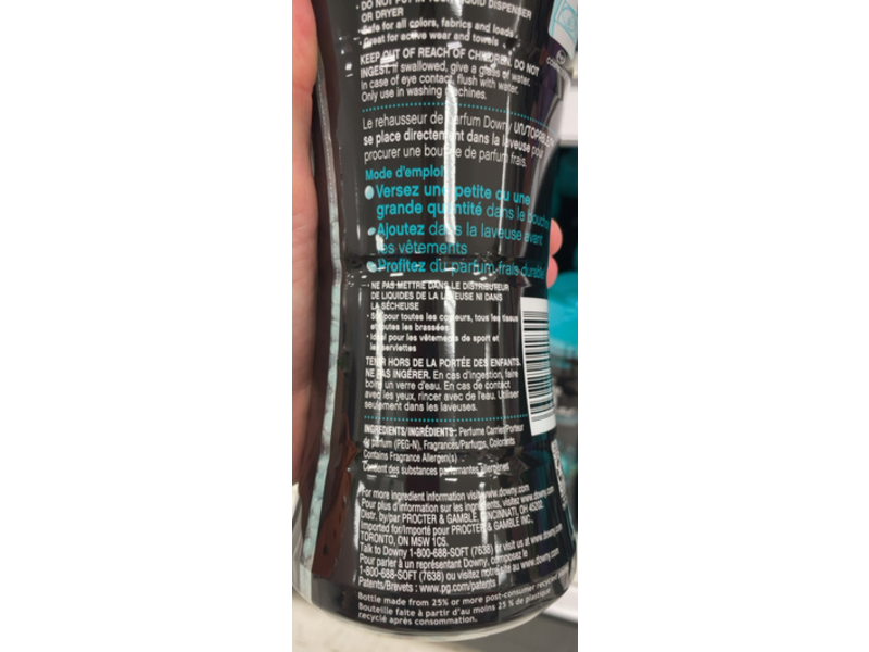 Downy Unstopables In-Wash Scent Booster, Fresh, 13.4 oz/380 g