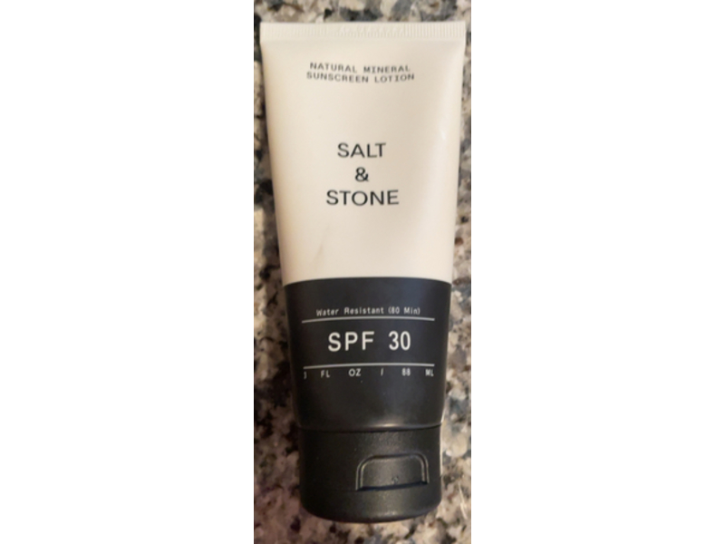 Salt & Stone Natural Mineral Sunscreen Lotion, SPF 30, 3 fl oz/ 88 mL