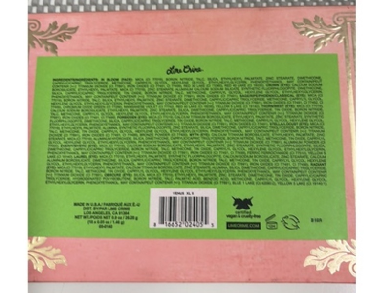 Lime Crime Venus XL 2 Pressed Powder Eyeshadow Palette