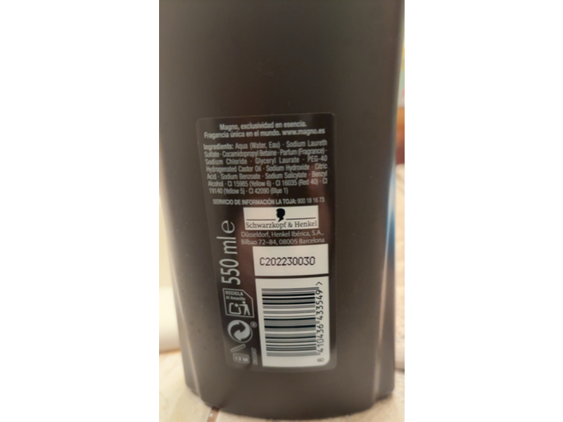 Magno La Toja Shower Gel, Classic Original, 18.3 oz/550 mL, Pack Of 4