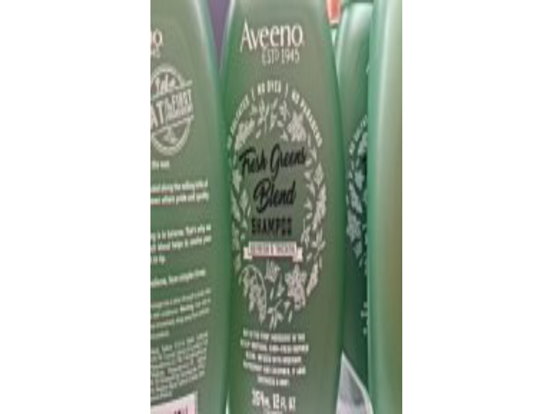 Aveeno Refresh & Thicken Shampoo, Fresh Greens Blend, 12 fl oz/354 mL