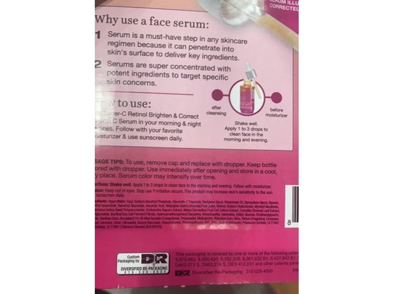 Strivectin Multi-Action Super-C Retinol Vitamin C Serum, Brighten & Correct, 1 fl oz/30 mL, Pack Of 2