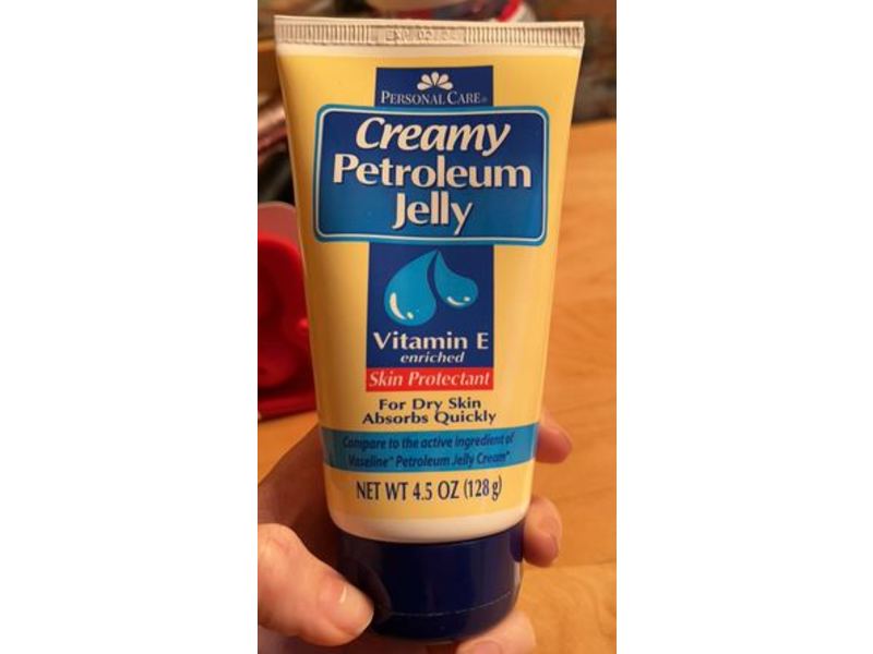 Personal Care Creamy Petroleum Jelly, Vitamin E, 4.5 oz/128 g
