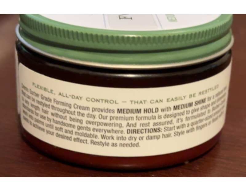 Cremo Forming Cream, Medium Hold & Medium Shine, 3.4 oz/96 g