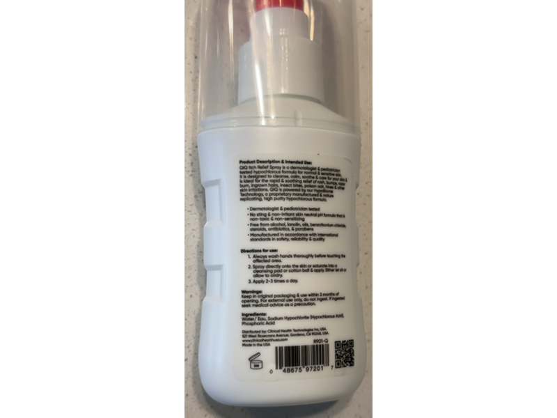 QIQ Itch Relief Spray, 3.4 fl oz/100 mL