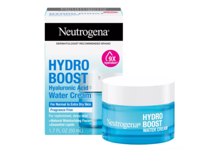Neutrogena Hydro Boost Hyaluronic Acid Water Cream, 1.7 fl oz/50 mL