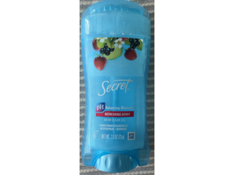 Secret pH Balancing Minerals Antiperspirant/Deodorant, Refreshing Berry, 2.6 oz/73 g