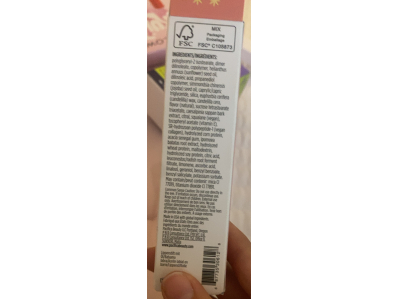 Pacifica Glow Baby Complex Lip Balm, Orange Dreamsicle, 0.50 fl oz/15 mL