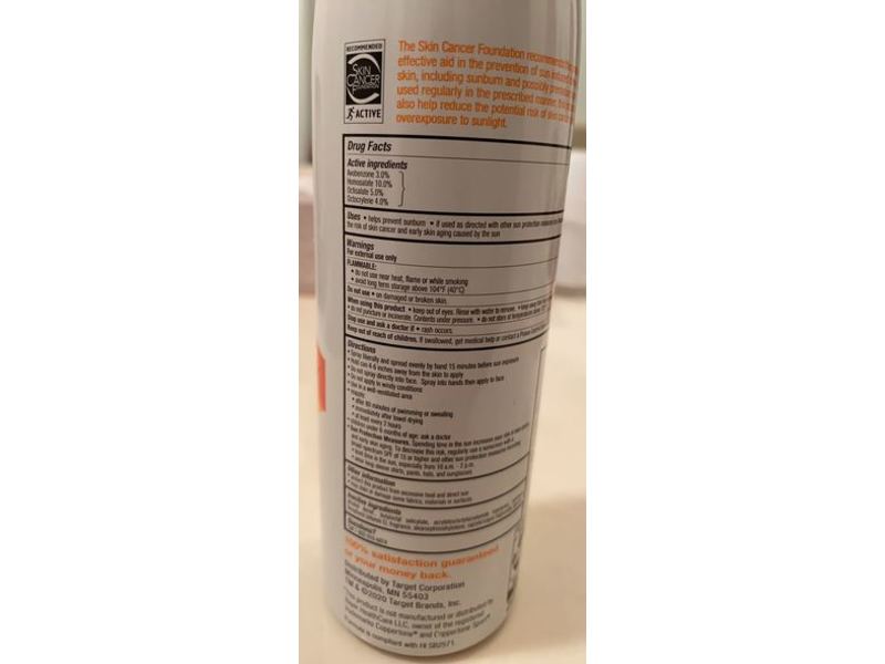 Up&Up Sport Sunscreen Spray, SPF 50, 5.5 oz/156 g
